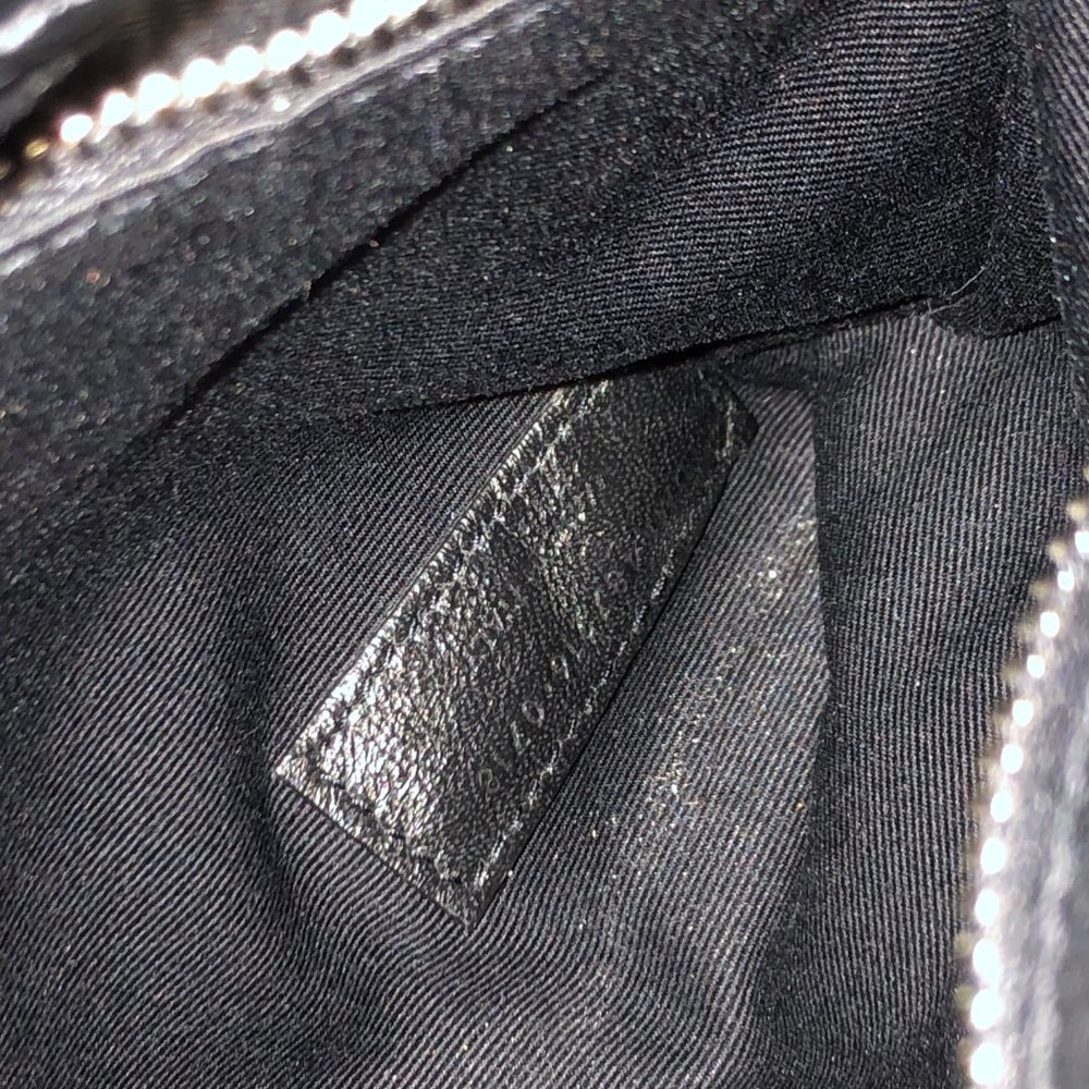 Saint Laurent YSL Loulou Silver Hardware Shoulder Bag MEDIUM Black Leather - Picture 7 of 16